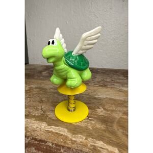 Vintage 1989 Super Mario Brothers Jumpers PVC Flying Koopa Turtle Mini Figure